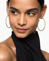 Cablespira® Hoop Earrings in 18K Yellow Gold, 42.3mm